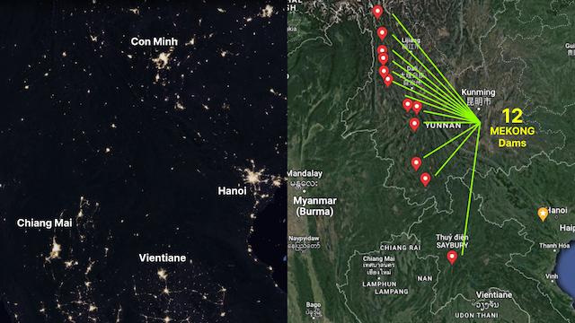 12 Dams on the Mekong