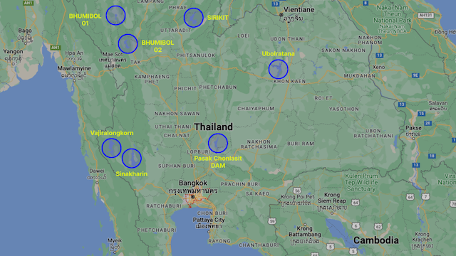 Thai Water Reservoirs