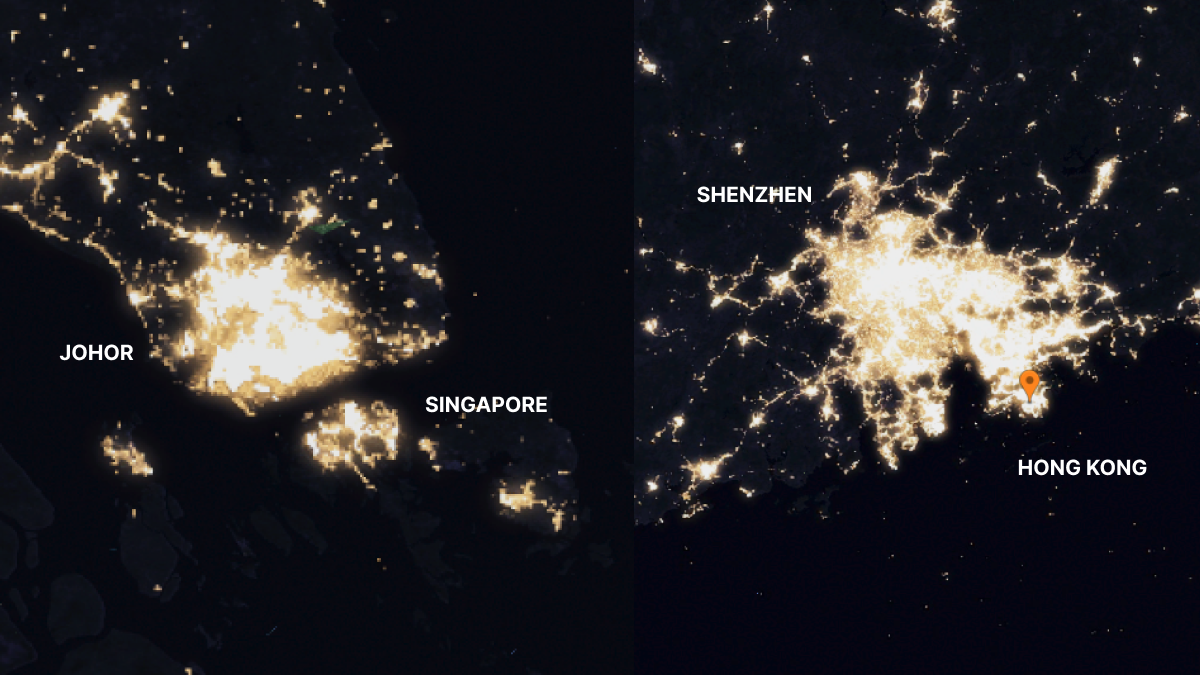 Singapore and Hong Kong