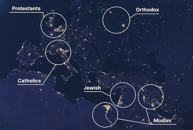 Religious Map of Europe