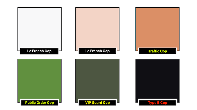 Cop Casualty Rate by Color