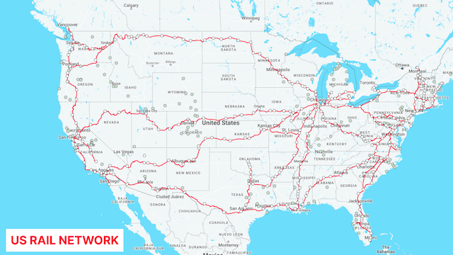 US Rail Network